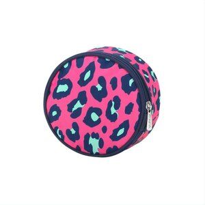 VIV&LOU Hot Pink Leopard Jewelry Case